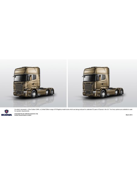 Gold Griffin 50th (GB)- Scania kit – M67378 Gold Griffin 50th (GB)- Scania kit – M67378