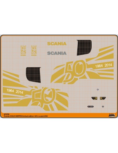 Gold Griffin 50th (GB)- Scania kit – M67378 Gold Griffin 50th (GB)- Scania kit – M67378