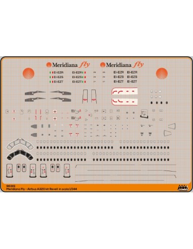Meridiana Fly - Airbus A320 kit Revell - M96301