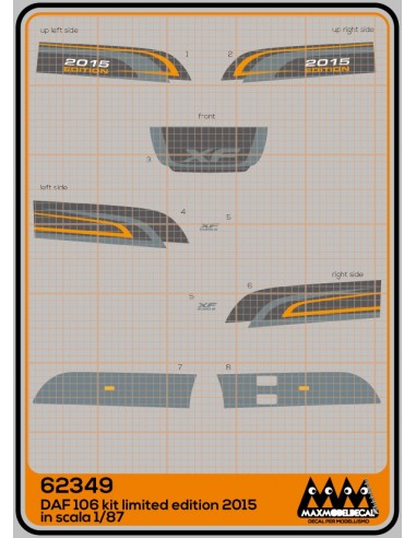 DAF 106XF Limited Edition 2015 - kit DAF - M62349