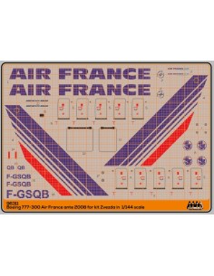Air France ante 2008 - Boing 777-300 kit Zvezda - M96311