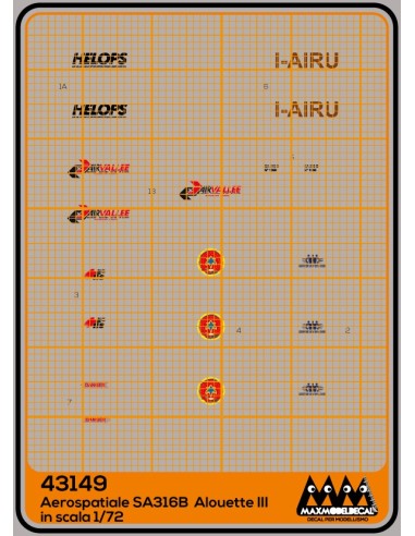 Aérospatiale SA316B Alouette III -  Kit Revell - M43149