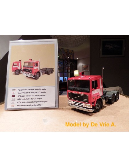 Volvo F10 F12 - white lines - M67369 Model by De Vrie A. Volvo F10 F12 - white lines - M67369 Model by De Vrie A.
