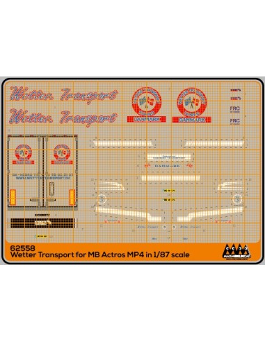 Wetter Transport - kit MB Actros MP4 - M62558