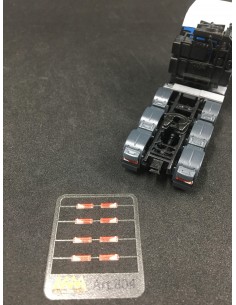 Rear lights for MAN TGX and TGA  1:87 -  3D - M804
