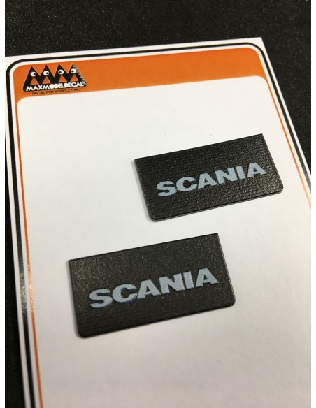 Small Scania Mudflaps 1:24 - 3D - M745A Small Scania Mudflaps 1:24 - 3D - M745A