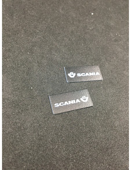 Small Scania V8 Mudflaps 1:24 - 3D - M745 particular