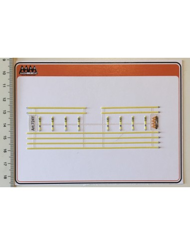 M724Y - Straps for truck load in yellow colour