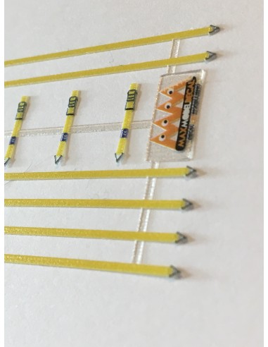 Straps for truck load in orange colour - 3D - M724Y