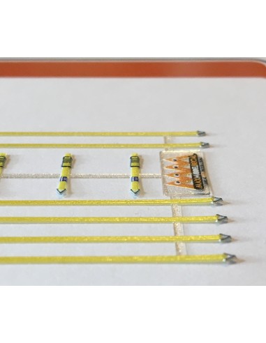 M724Y - Straps for truck load in yellow colour