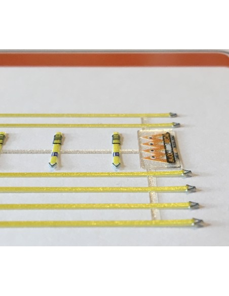 M724Y - Straps for truck load in yellow colour