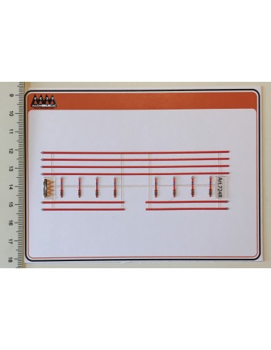 M724R - Straps for truck load in red colour