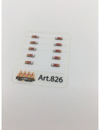 Rear lights for Trailer 1:87 -  3D - M826