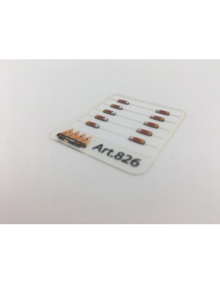 Luci posteriori per Rimorchio 1:87 -  3D - M826 particolare Luci posteriori per Rimorchio 1:87 -  3D - M826 particolare