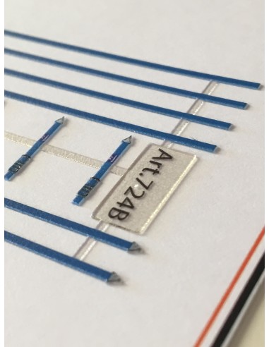 M724B - Cinghie camion blu  - 3D