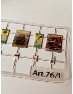 Accessori cabina camion Italia 1:24 - 3D - M767I particolare