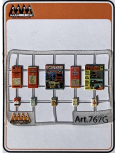 Dashboard accessories Germany 1:24 - 3D - M767G