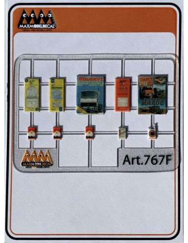 Dashboard accessories France 1:24 - 3D - M767F