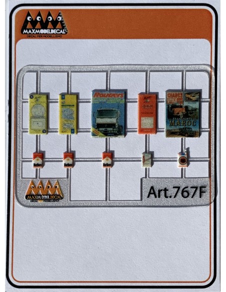 Dashboard accessories France 1:24 - 3D - M767F