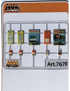 Accessori cabina camion Francia 1:24 - 3D - M767F particolari