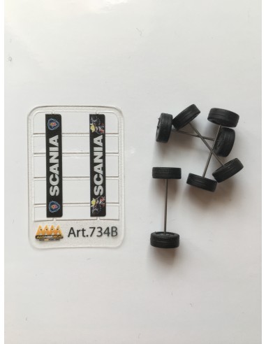 Long Mudflaps SCANIA - 3D - M734B