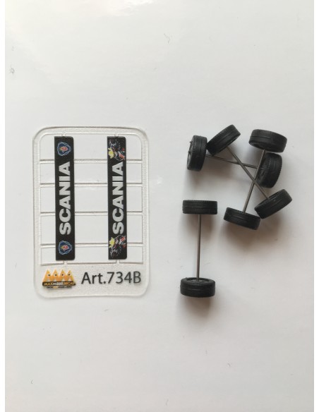 Paraschizzi lunghi SCANIA - 3D - M734B Paraschizzi lunghi SCANIA - 3D - M734B