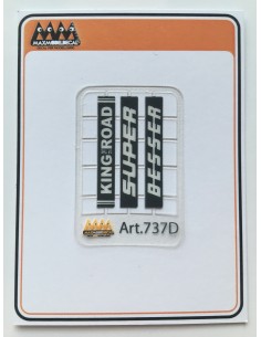 Long Mudflaps Trailer: king of The Road - Super - Besser - 3D - M737D