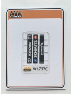 Paraschizzi lunghi rimorchio: Krone - Schmitz - M737C