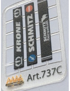 Paraschizzi lunghi rimorchio: Krone - Schmitz - M737C 2