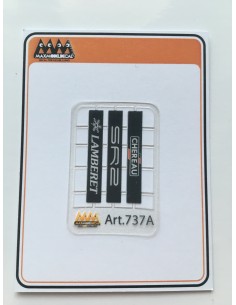 Mixed b/w long Mudflaps - 3D - M737A