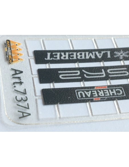 Paraschizzi misti lunghi b/n - 3D - M737A
