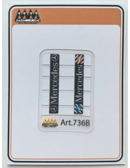 Paraschizzi Mercedes lunghi 1:87 - 3D - M736B