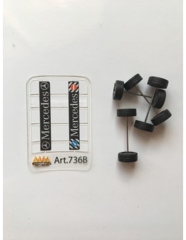 Long Mudflaps Mercedes - 3D - M736B