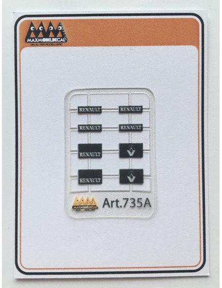 Short Mudflaps Renault - 3D - M735A