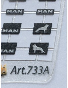 Short mudflaps MAN - 3D - M733A 2