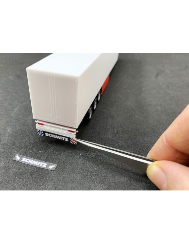 Mudflaps SCHMITZ - 3D - M111L with trailer