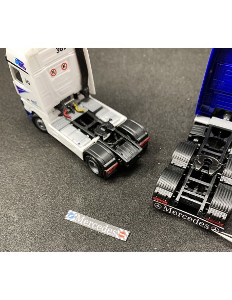 Mudflaps MERCEDES - 3D - M111M with truck Mudflaps MERCEDES - 3D - M111M with truck