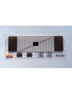 Volvo F10-F12 front grid - 3D - M705