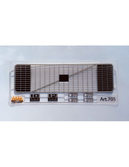 Volvo F10-F12 front grid - 3D - M705 Volvo F10-F12 front grid - 3D - M705