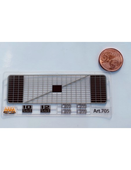 Volvo F10-F12 front grid - 3D - M705 Volvo F10-F12 front grid - 3D - M705