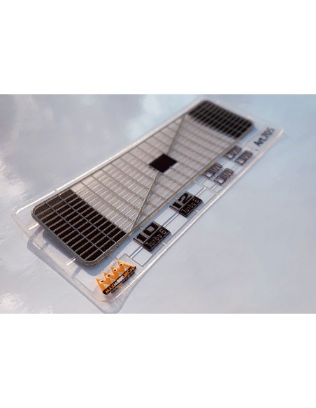 Volvo F10-F12 front grid - 3D - M705 Volvo F10-F12 front grid - 3D - M705