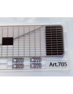Volvo F10-F12 griglia anteriore - 3D - M705