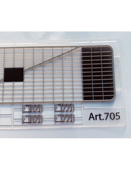 Volvo F10-F12 front grid - 3D - M705 Volvo F10-F12 front grid - 3D - M705
