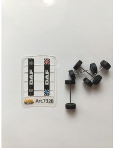 Long Mudflaps DAF - 3D - M732B 2