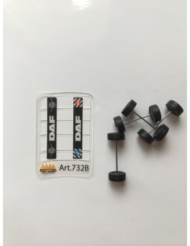 Long Mudflaps DAF - 3D - M732B