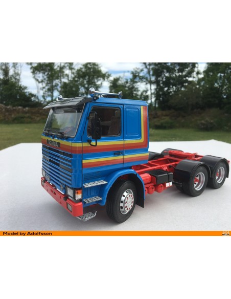 Scania R-T 142 M-H-E rosso - Scania 2a - M67414 model by Adolffson Scania R-T 142 M-H-E rosso - Scania 2a - M67414 model by Adolffson