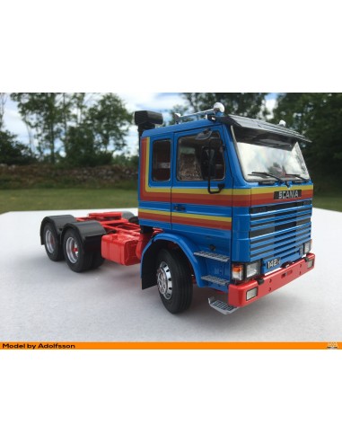 Scania R-T 142 M-H-E rosso - Scania 2a - M67414 model by Adolffson 2