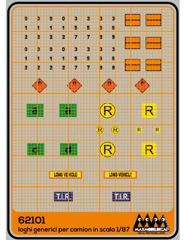 Cartellonistica per camion - M62101