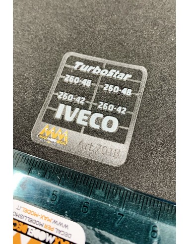 Potenze Autocarri Iveco Turbostar 1:24 - 3D - M701B misure