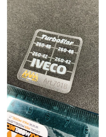 Potenze Autocarri Iveco Turbostar 1:24 - 3D - M701B misure Potenze Autocarri Iveco Turbostar 1:24 - 3D - M701B misure